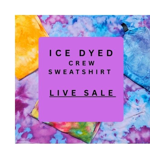 Build an  Ice Dyed Crew Sweatshirt